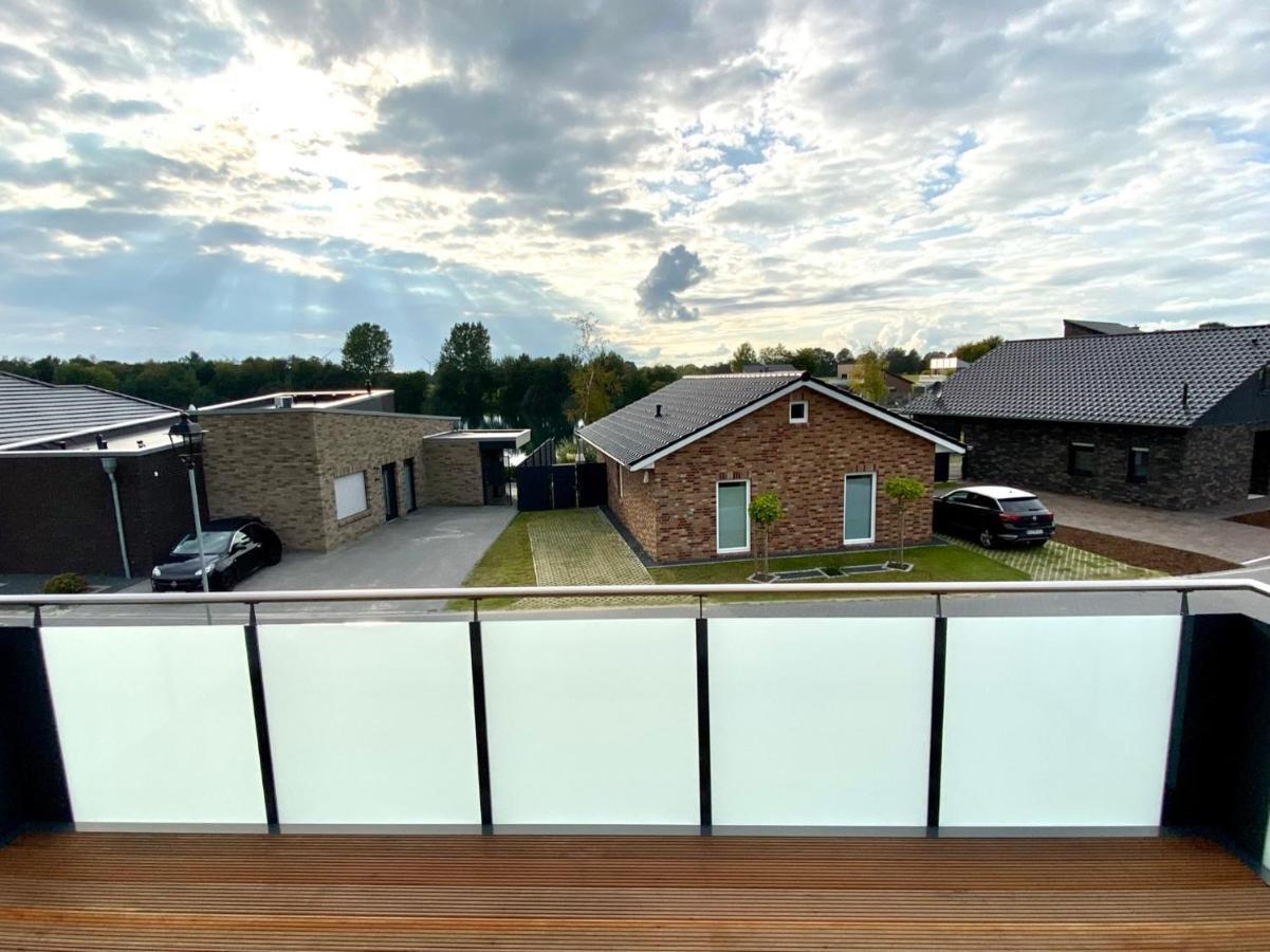 Ferienhaus Panoramadeck Am Harkebruegger See Mit Sauna Und Kamin Barssel (Cloppenburg) Exterior foto